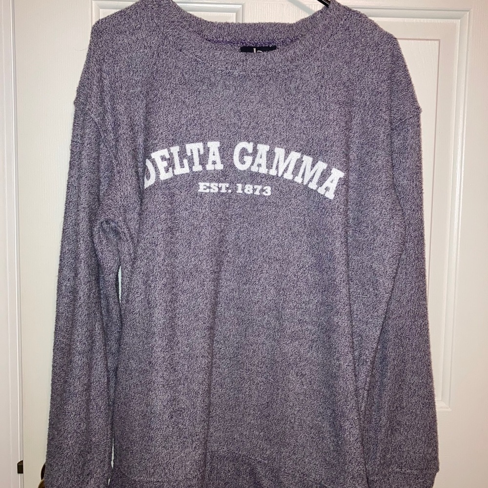 Purple Delta Gamma Sweater